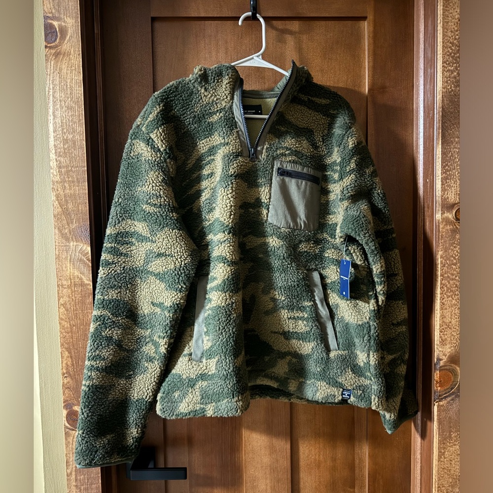 Lucky Brand Men’s Sherpa Quarter Zip